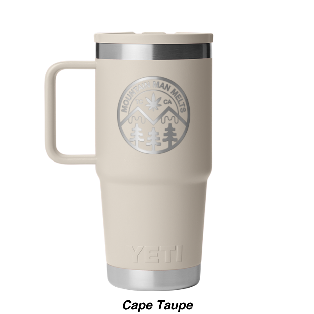 Yeti Travel Tumbler 20 oz  | Mountain Man Melts Logo Engraved