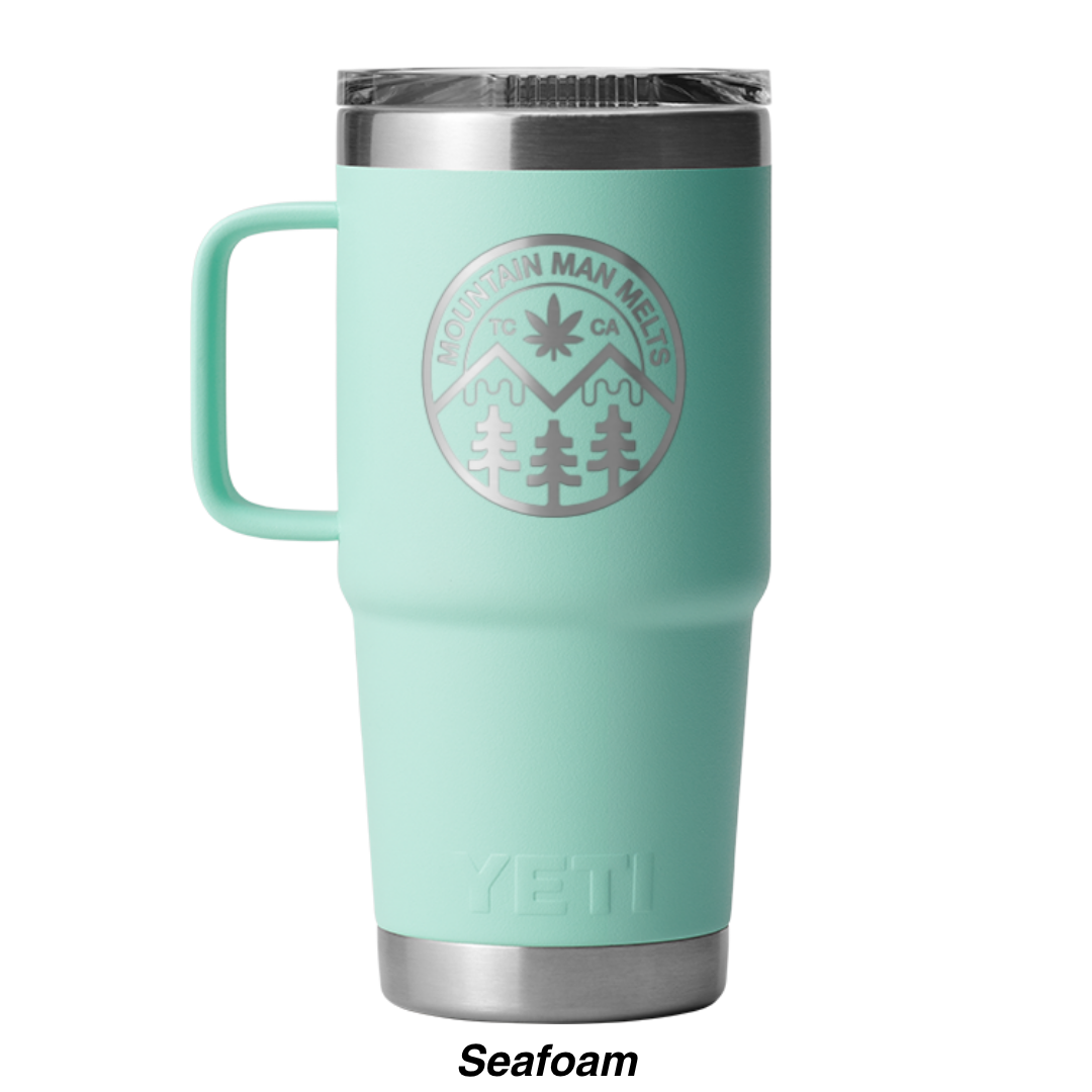 Yeti Travel Tumbler 20 oz  | Mountain Man Melts Logo Engraved