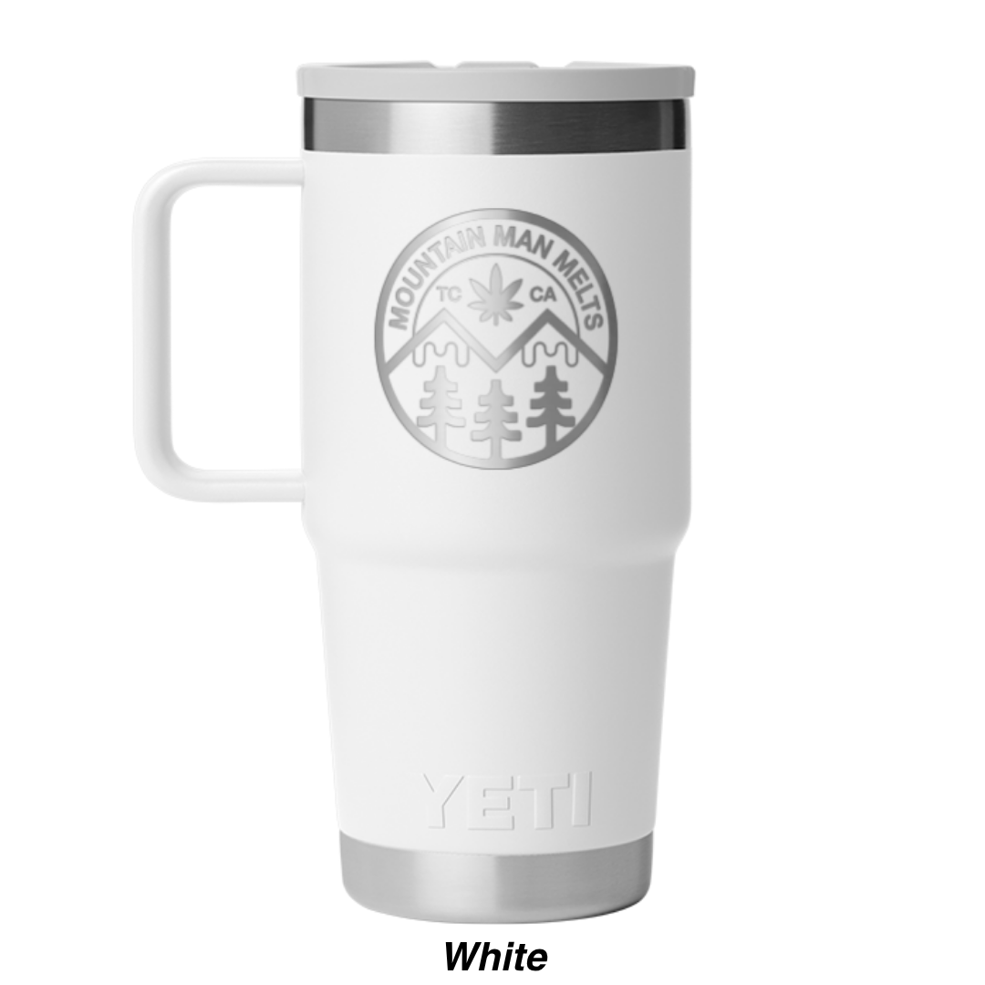 Yeti Travel Tumbler 20 oz  | Mountain Man Melts Logo Engraved