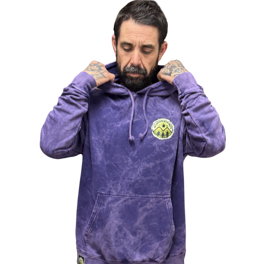 Purple Custom Patch Hoodie